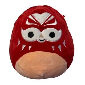 Squishmallows Julian red luchador stuffed toy